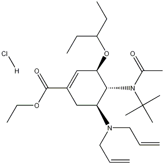 (3R,4R,5S)-4-n-乙?；?1,1-二甲基乙基)氨基-5-N,N-二烯丙基氨基-3-(1-乙基丙氧基)-1-環(huán)己烯-1-羧酸乙酯鹽酸鹽